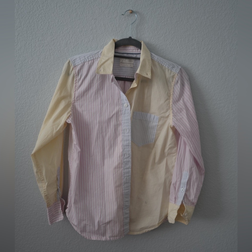 J. Crew Multi-Color Women’s Button Down Shirt